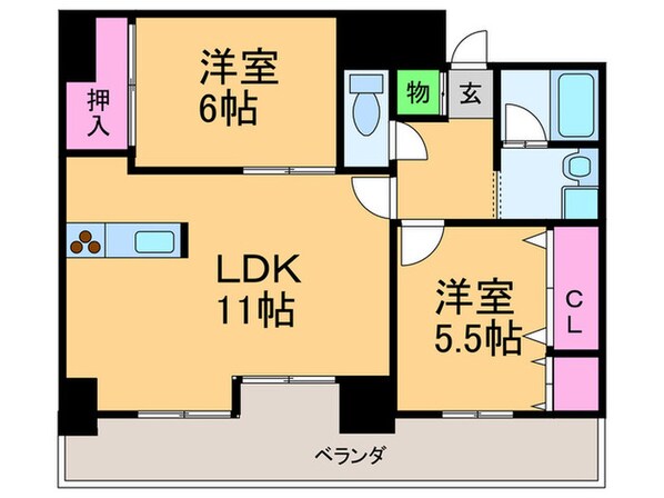 住之江フタバビルの物件間取画像